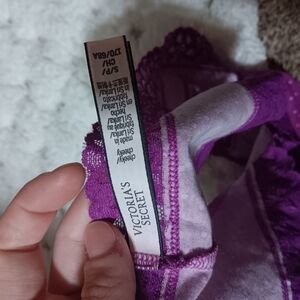 Victoria's Secret Purple Lace Trim Sleepwear